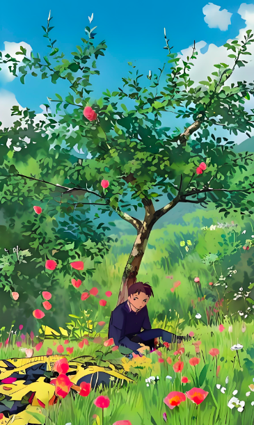 心灵鸡汤英语短文：The apple tree-第1张图片